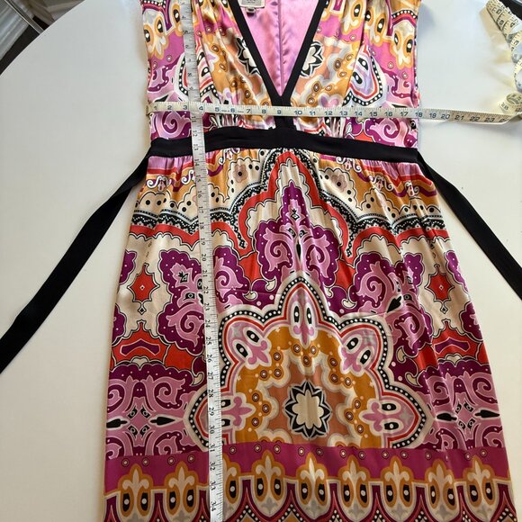 Vintage Nordstrom ECI Silk Foulard Dress - W size 12 - EUC - Picture 3 of 8